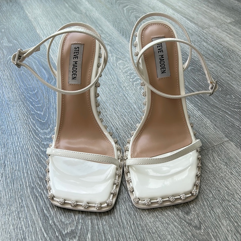 Steve Madden Zelle crystal embellished heels